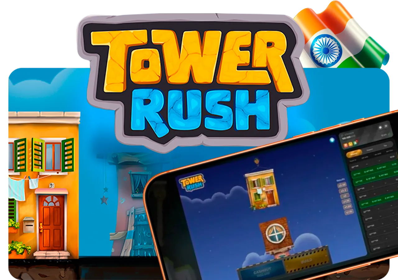 Tower Rush, juego de torre con multiplicador creciente